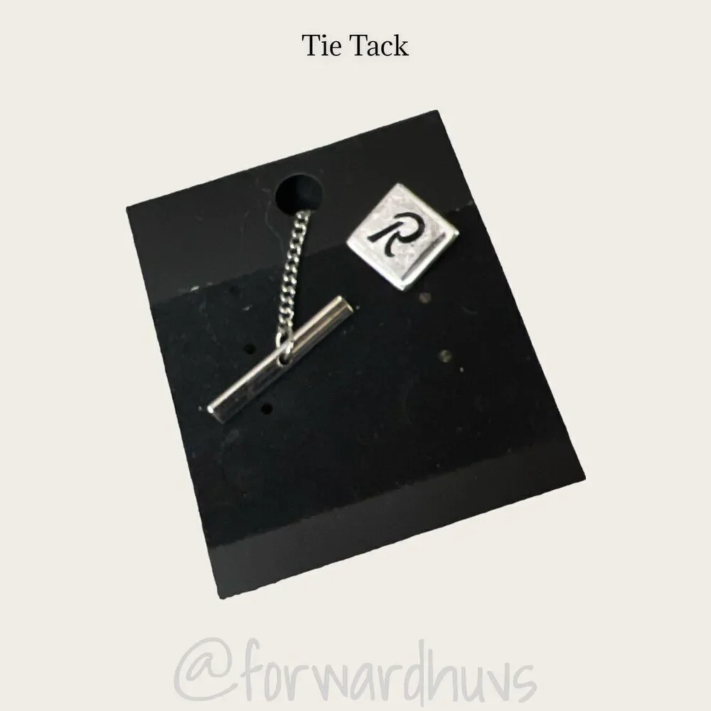 Vintage Silver Tone “R” Tie Tack